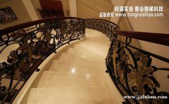 铁艺弧形楼梯-专业楼梯生产厂家定制