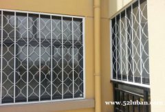 锰钢折叠防盗窗