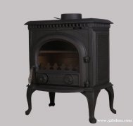 新款别墅用欧式独立铸铁燃木真火取暖器壁炉FS-12