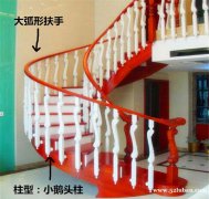 红橡实木楼梯立柱扶手生产厂家