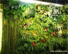 高品质人造植物墙 户外绿色植物 垂直花园设计