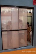 郑州誉华召创艺术夹画玻璃,窄边框,极简推拉门