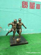 南昌康大雕塑足球玻璃钢雕塑