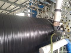 供应HDPE双平壁钢塑缠绕管（A型结构壁管）