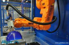 德国Jager电主轴致力于机器人打磨去毛刺,机器人铣削切割雕刻加工