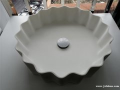 亚克力人造石一体成型洗手台盆异形加工制作厂家