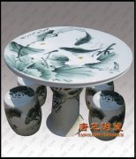 供应青花瓷陶瓷桌凳景德镇陶瓷桌凳艺术陶瓷桌凳