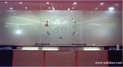 专业办公室玻璃贴膜玻璃门LOGO条单反隔热