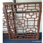 花格铝合金窗-橡木色铝花格专业生产厂家