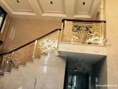 成都五星级国际酒店楼梯护栏  增添空间简约高雅调性