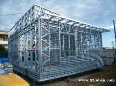 供应喷涂混凝土轻钢结构组装别墅建造系统1800元/平方米起