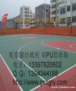 供应桂林塑胶体育运动球场地铺设施工价格