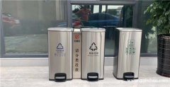 北京室内分类垃圾桶，垃圾分类专用垃圾桶，小号不锈钢分类垃圾桶