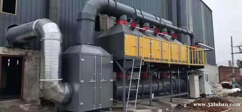 废气处理设备催化燃烧整套工艺流程