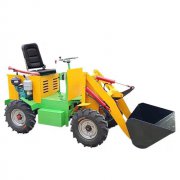 山东泰诺小型装载机养殖场用电动铲车抓木机